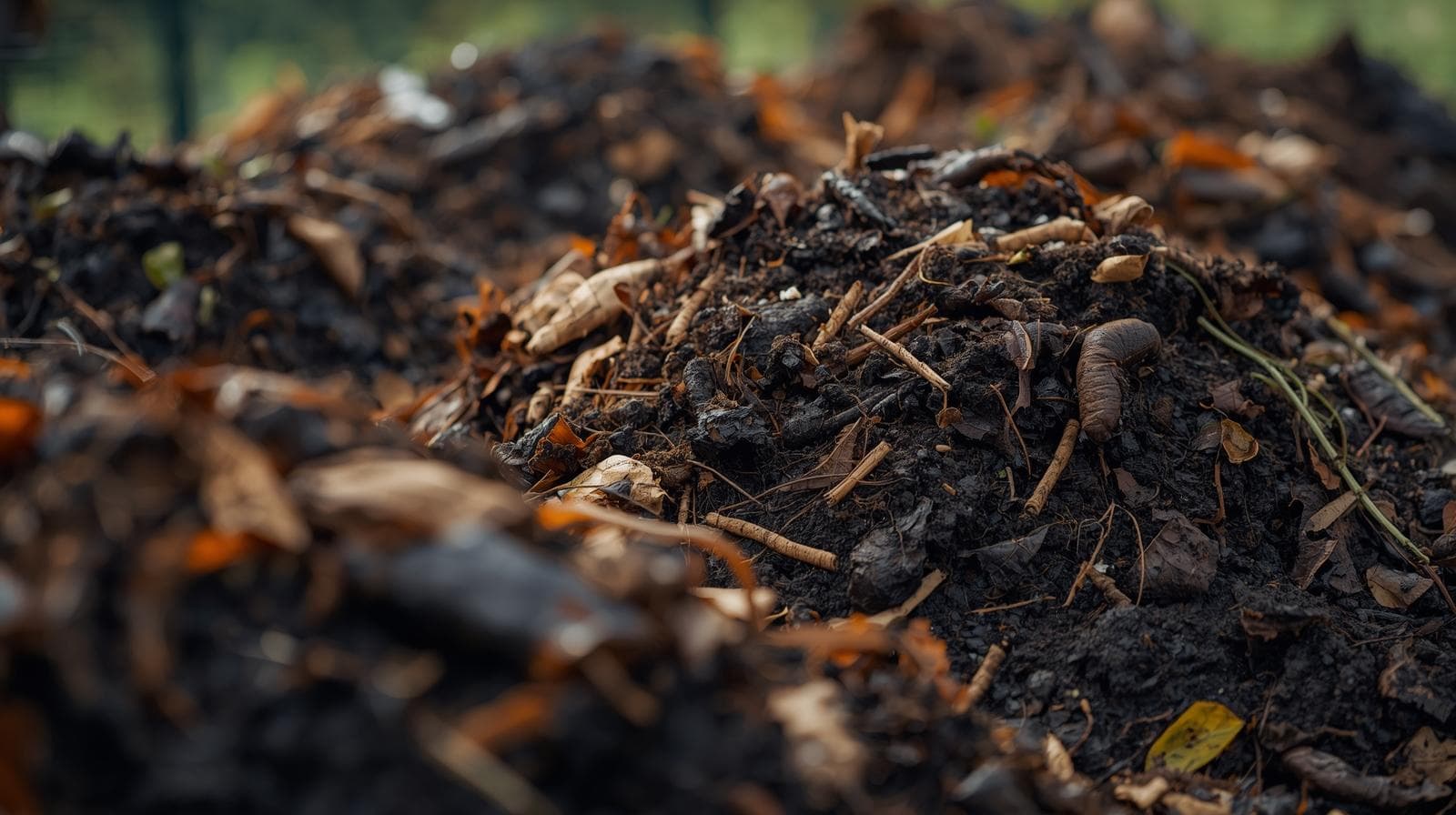 Komposterde aus destilliertem Rohmaterial