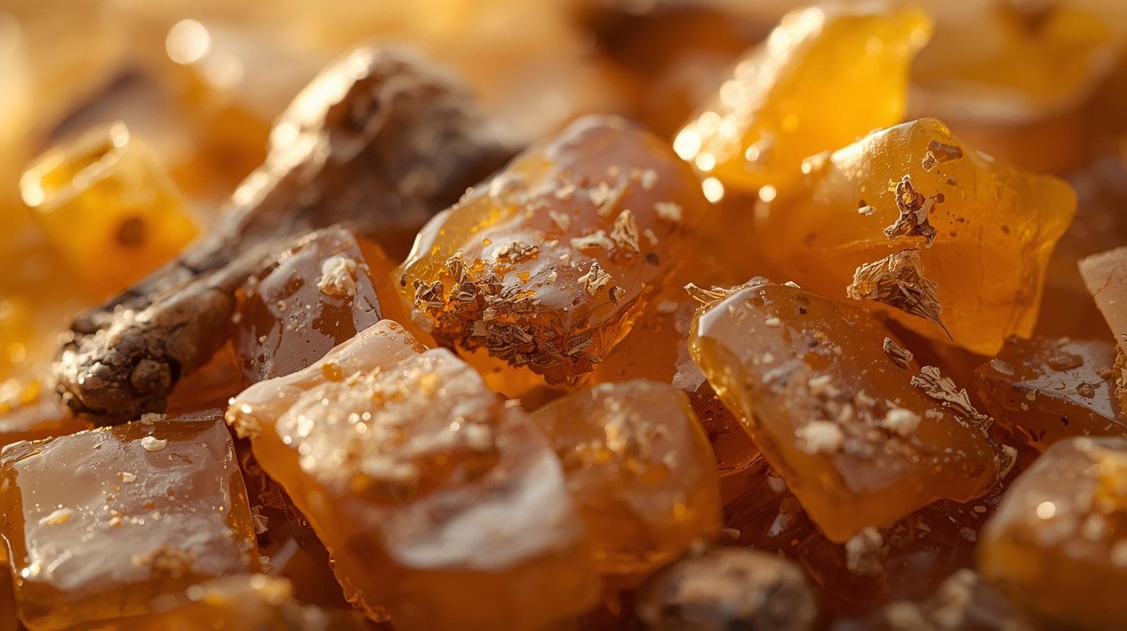 Weihrauchharz für die Produktion von ätherischem Weihrauchöl und Hydrolat